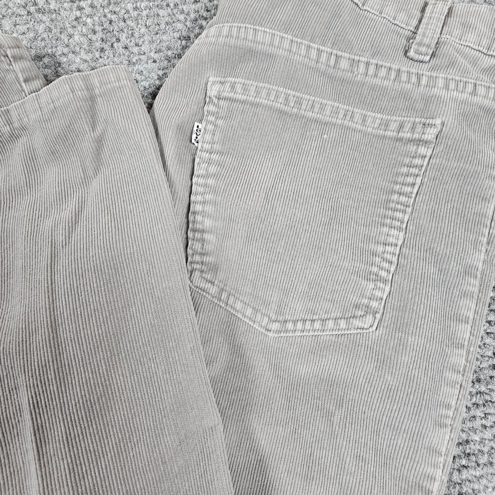 Vintage‎ Levis Corduroy Pants Mens 38x30 Gray Straight Leg Made in USA